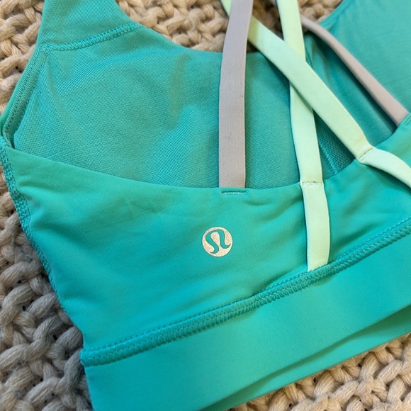 LULULEMON COLOR BLOCK ENERGY SPORTS BRA - Picture 3 of 3